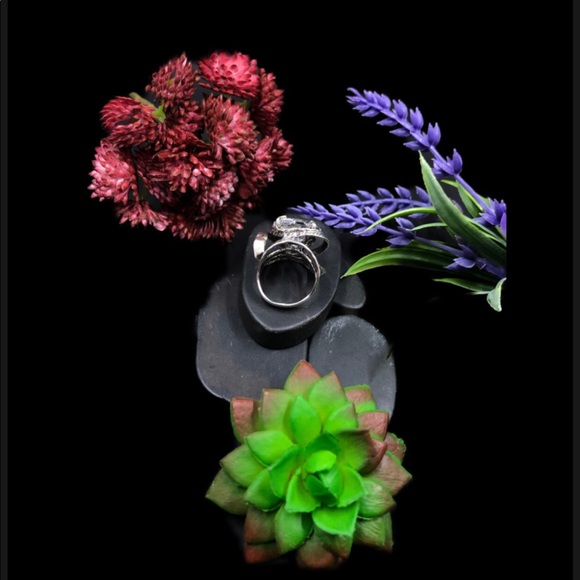 NWOT Sterling Silver AAA ex large CZ Ring - Picture 13 of 14